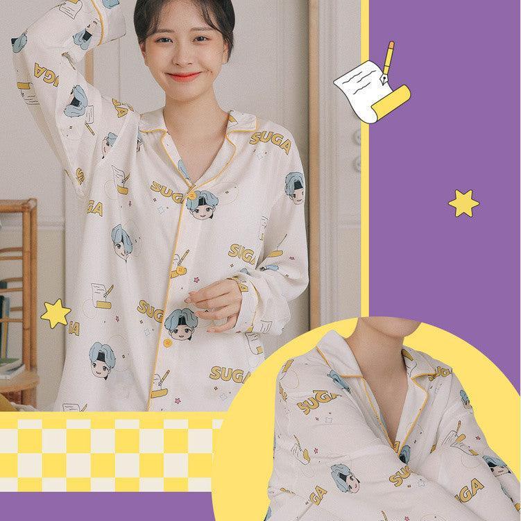 BTS MERCH  TINY TAN MIC DROP PAJAMAS (all members)