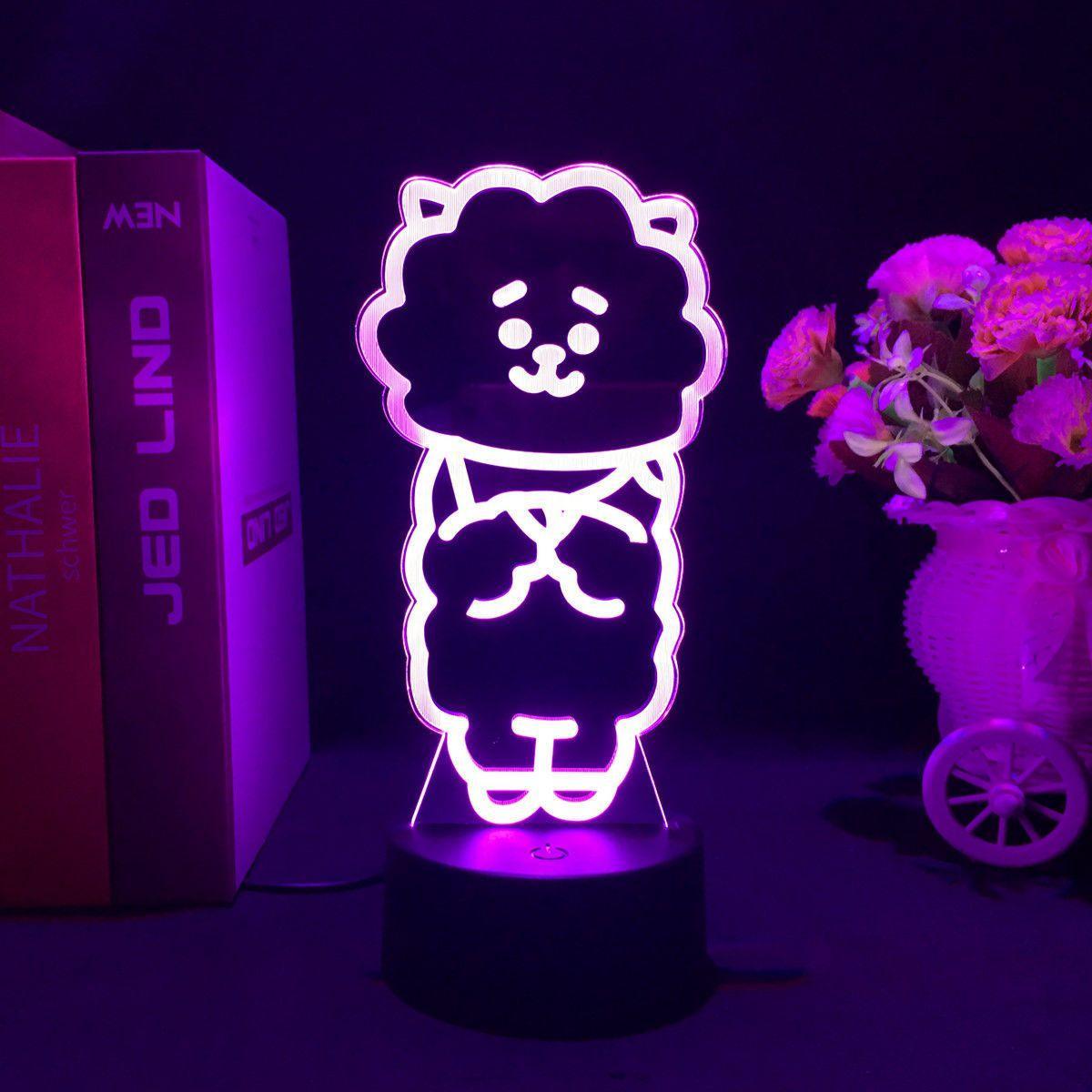 BT21 LAMP LED COLOR CHANGING LIGHT (16 COLORS) WITH REMOTE CONTROL