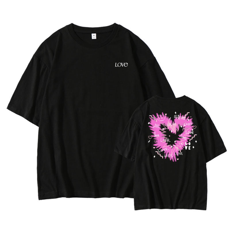SEVENTEEN MERCH LOVE T-SHIRTS 100% COTTON