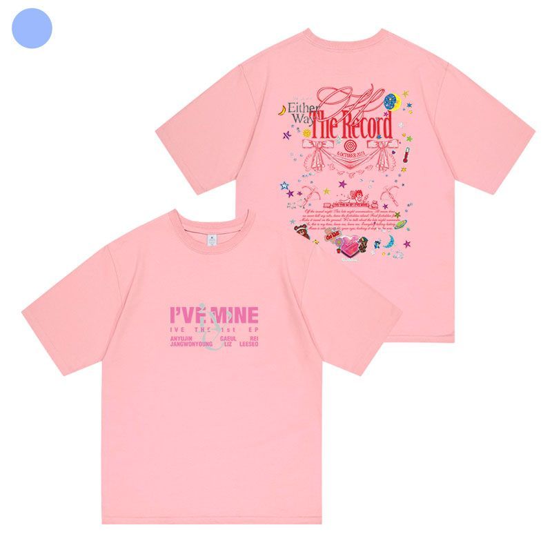 IVE MERCH T-SHIRT - I'VE MINE 100% COTTON (various colors)