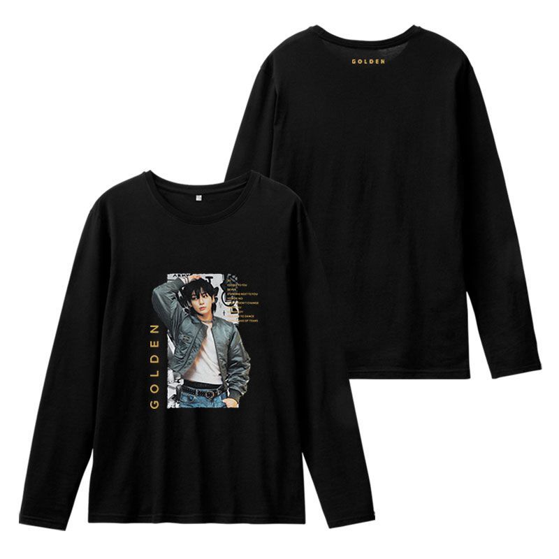 JUNGKOOK GOLDEN MERCH SHIRT 100% COTTON