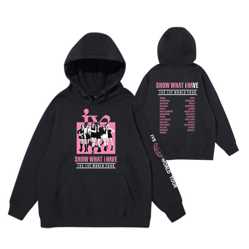 IVE MERCH 1st WORLD TOUR 2024 “ Show what I have” HOODIE