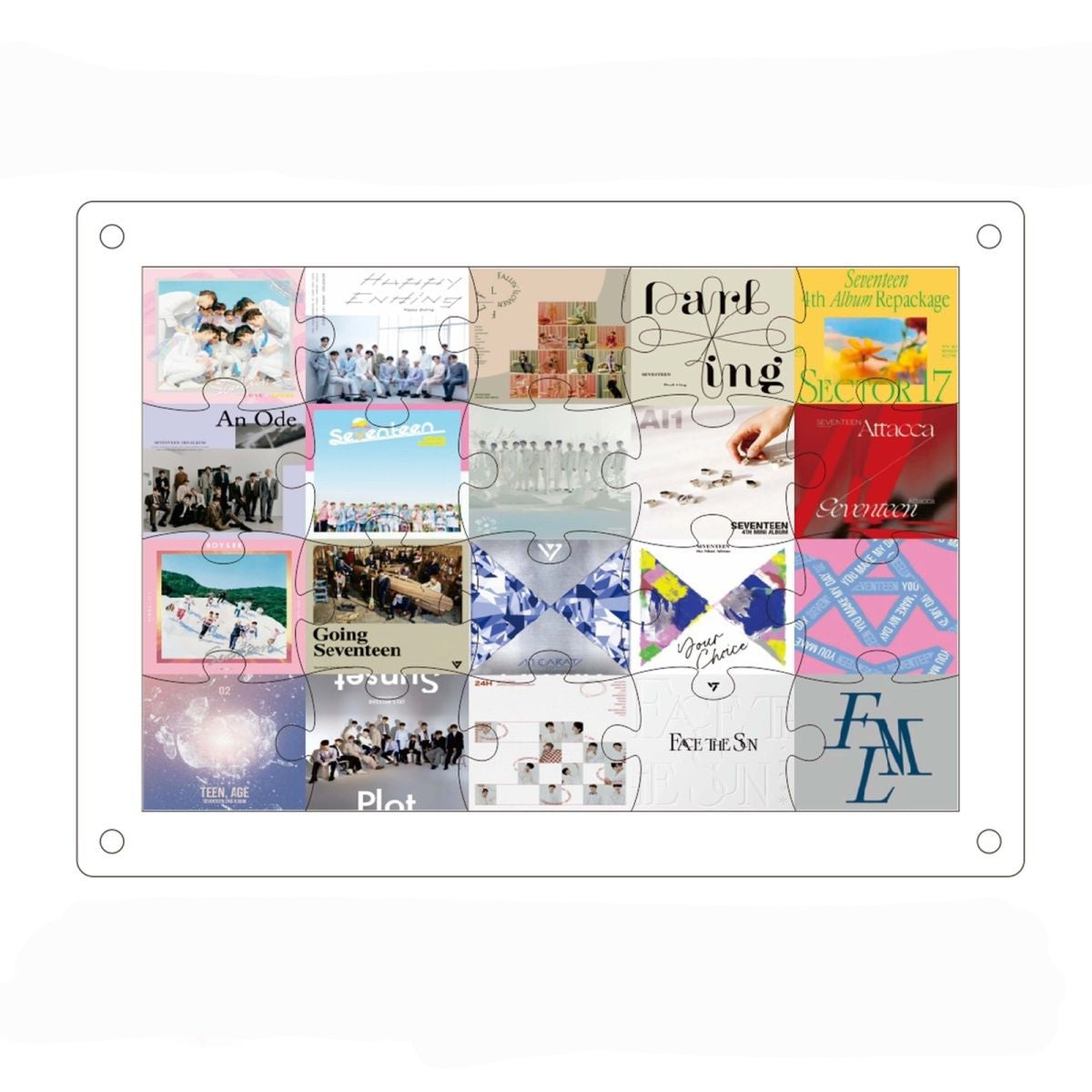 SEVENTEEN MERCH  ALBUMS DECORATIVE PUZZLE(2 sizes)