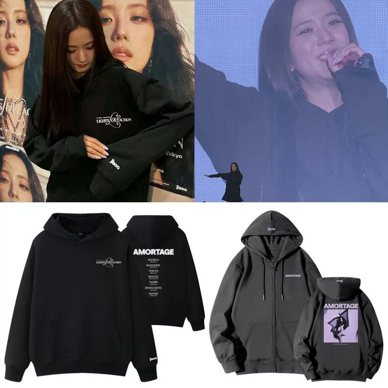 JISOO HOODIE (BLACKPINK) AMORTAGE