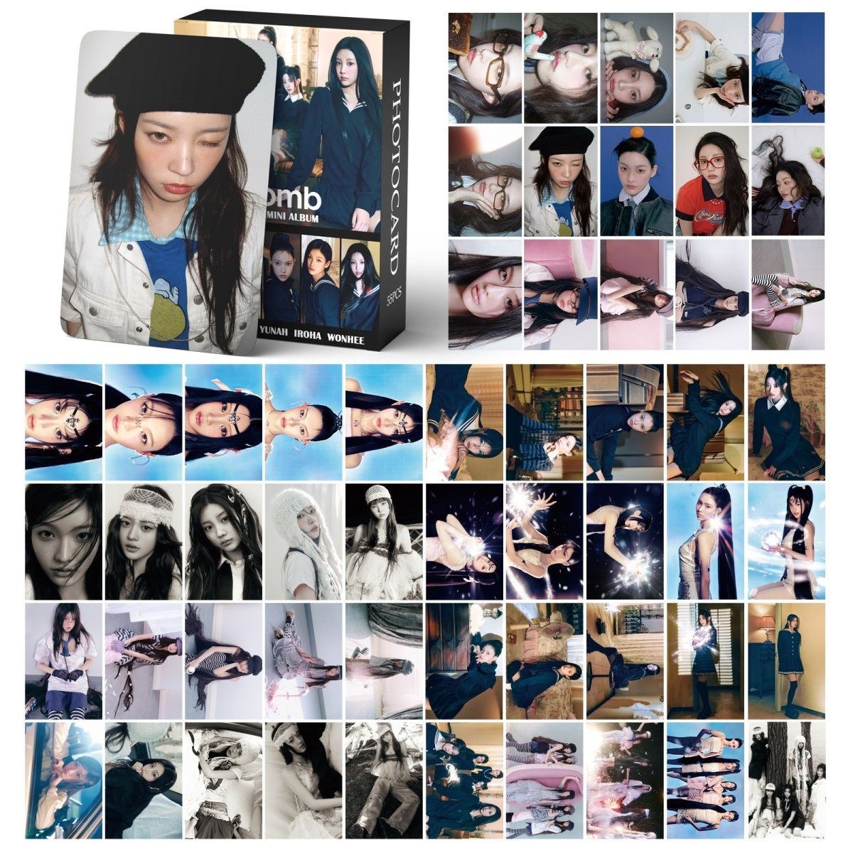 ILLIT BOMB PHOTOCARDS 55 PCS