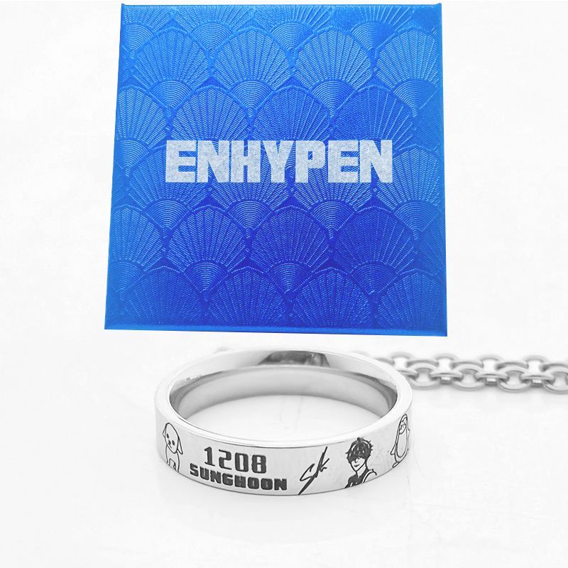 ENHYPEN NECKLACE (CHAIN + RING) all members