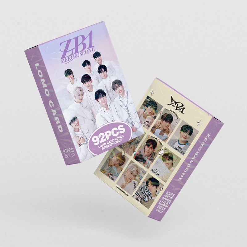ZB1 ZEROBASEONE PHOTOCARDS + STICKERS 92 PCS