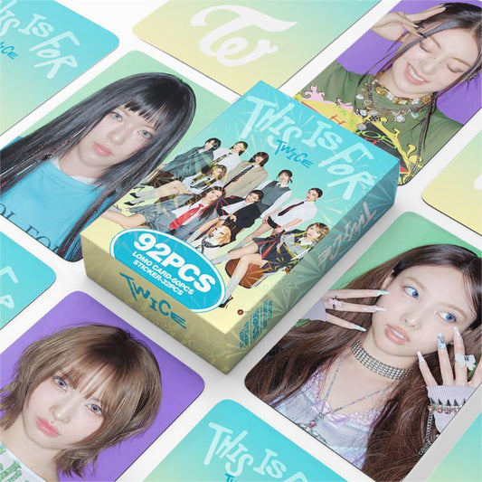 PHOTOCARDS TWICE THIS IS FOR 92 PCS (60 photocards + 32 stickers)