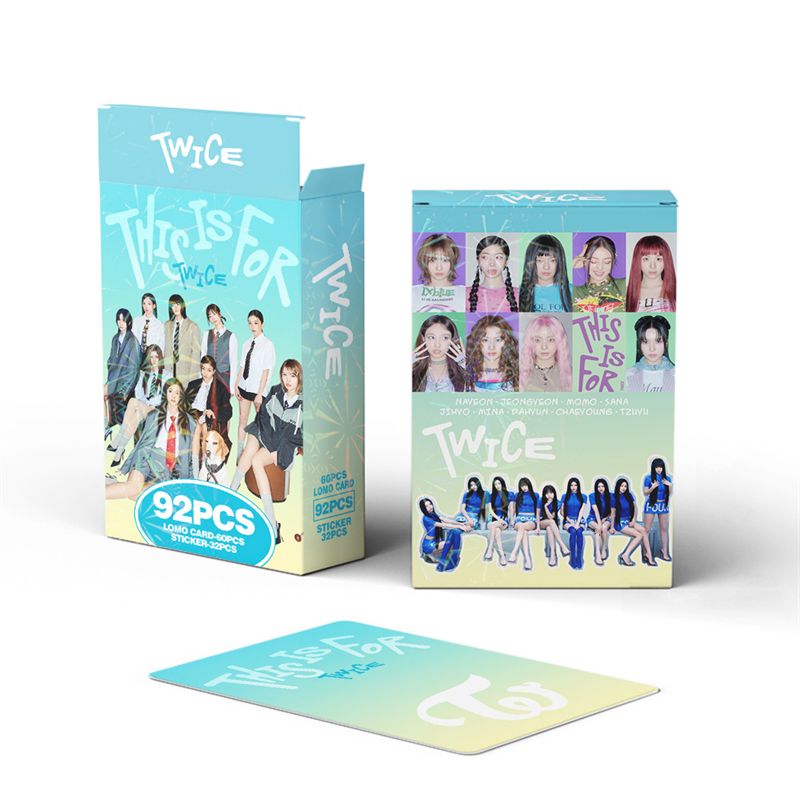PHOTOCARDS TWICE THIS IS FOR 92 PCS (60 photocards + 32 stickers)