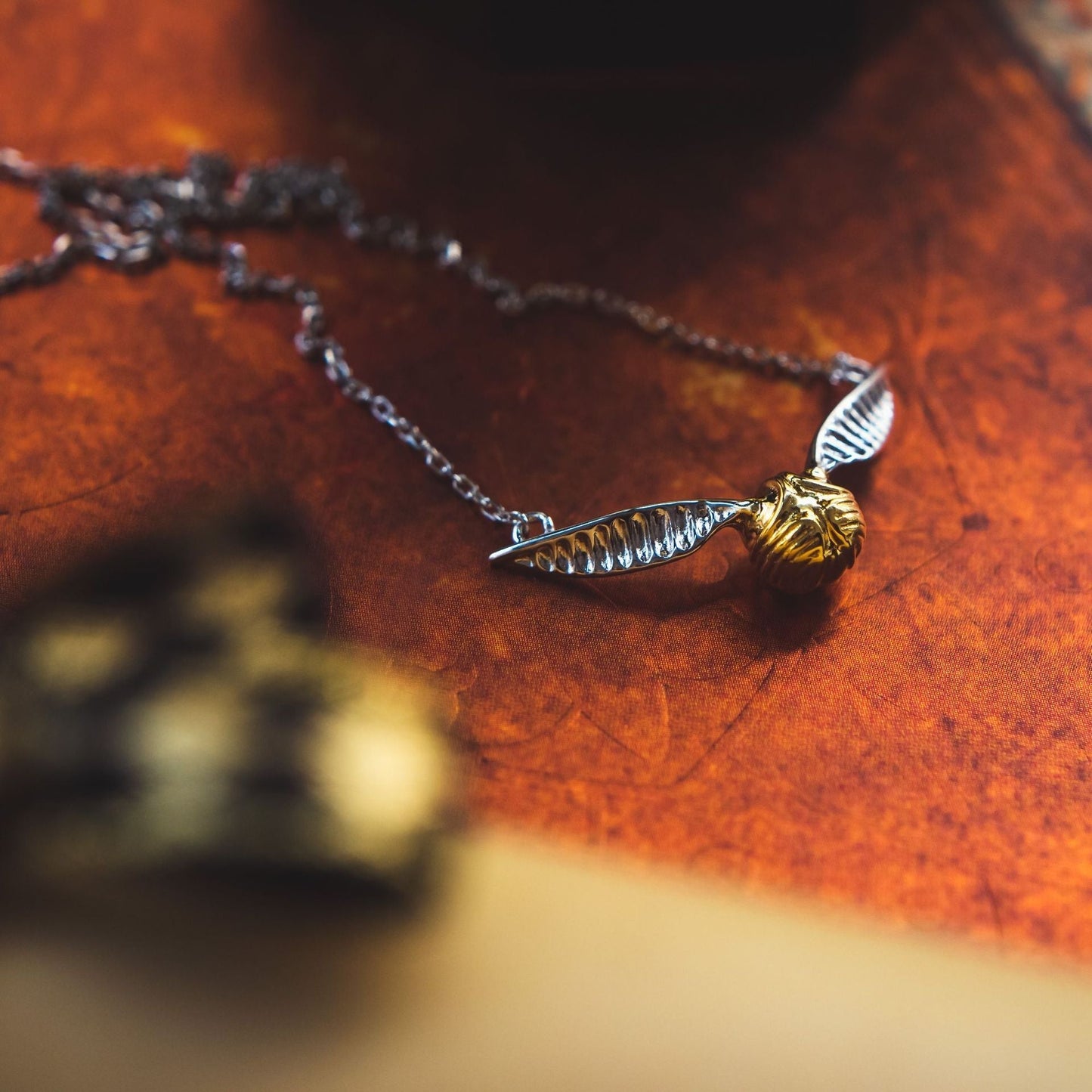 Harry Potter Golden Snitch Necklace 925 Silver