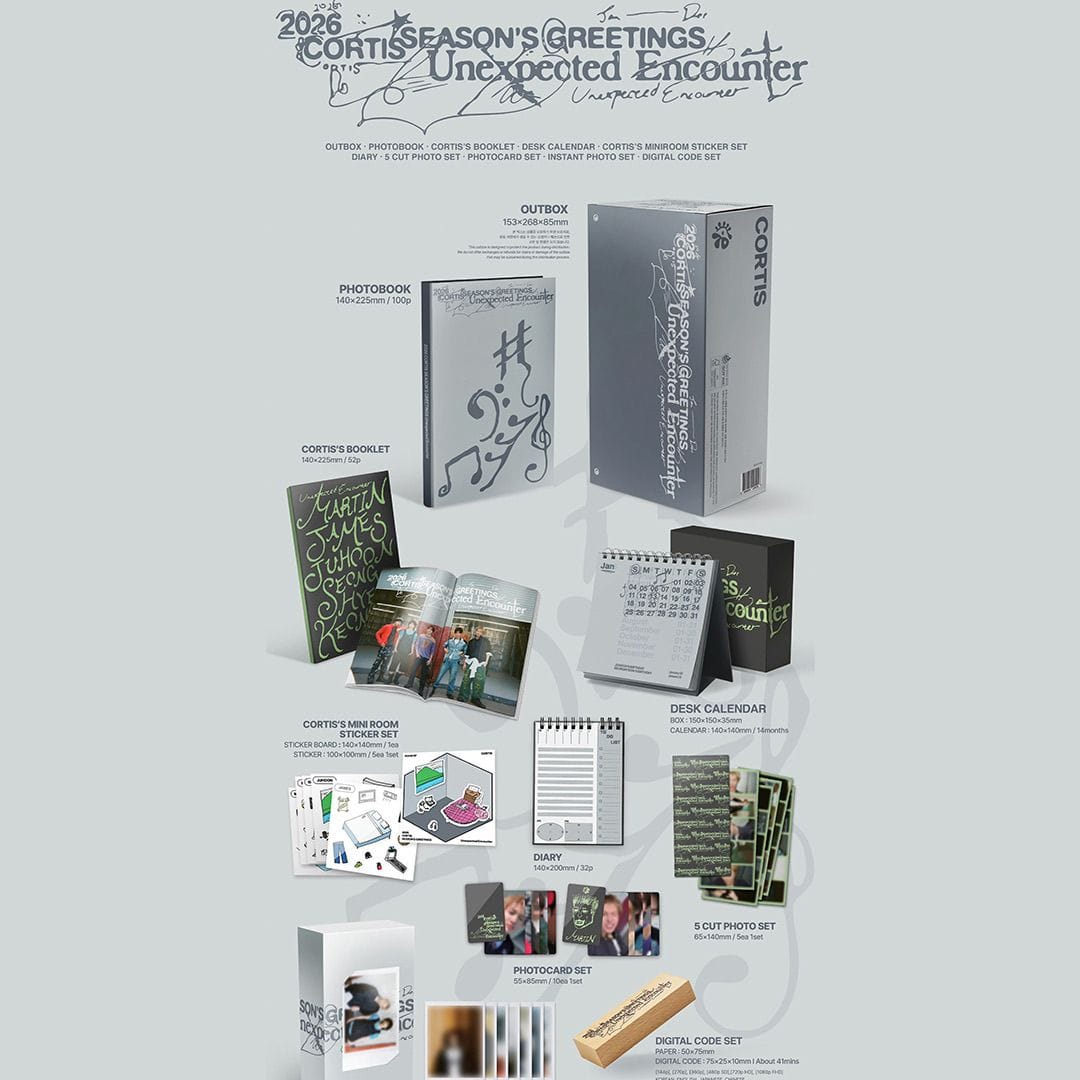 CORTIS MERCH SEASON'S GREETINGS 2026 SET