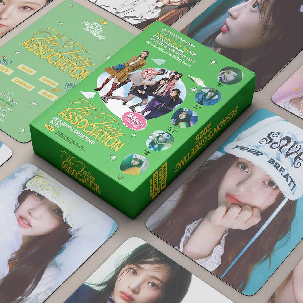 NEWJEANS PHOTOCARDS THE FAIRY ASSOCIATION KIT 92 PCS (60 PHOTOCARDS + 32 STICKERS)