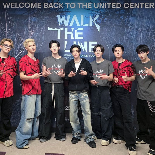 ENHYPEN T-SHIRT 2025 WALK THE LINE 100% COTTON