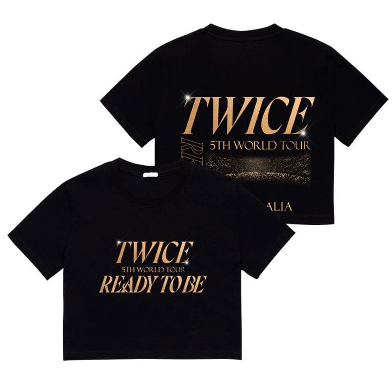 TWICE READY TO BE CROPPEDS/T SHIRTS 100% COTTON