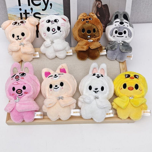 STRAY KIDS SKZ 5'CLOCK SKZOO 10CM PLUSH OUTFIT