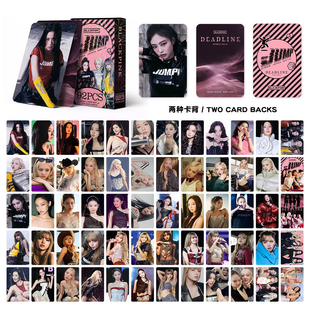 PHOTOCARDS BLACKPINK JUMP 92 PCS(60 CARDS+32 STICKERS)