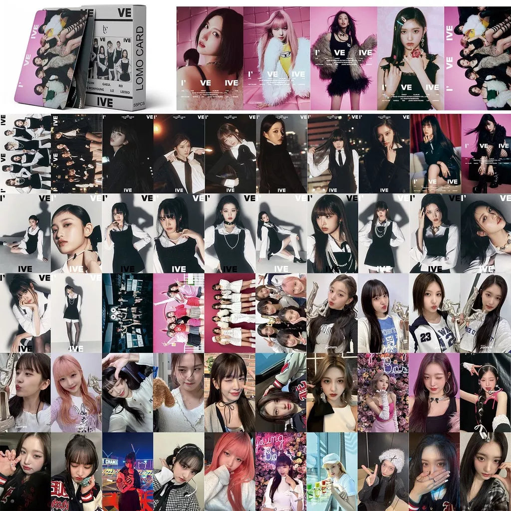 IVE MERCH  I'VE PHOTOCARDS 55 PCS